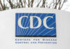 Sign displaying the CDC logo and full name, Centers for Disease Control and Prevention
