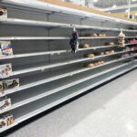 Fibermaxxing Hype: Are We Being Misled? Empty grocery store shelves with a few snack items remaining