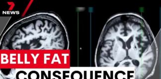 Study reveals belly fat linked to increased dementia risk | 7NEWS