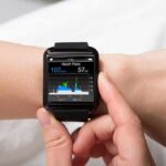 Health Wearables: What Your Data Can – and Cannot – Tell You smartwatch displaying heart rate on a person's wrist